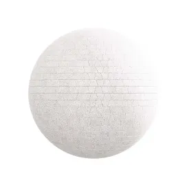 White trapezoidal pavement